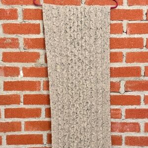 &Daughter Cozy Gray Knit Scarf